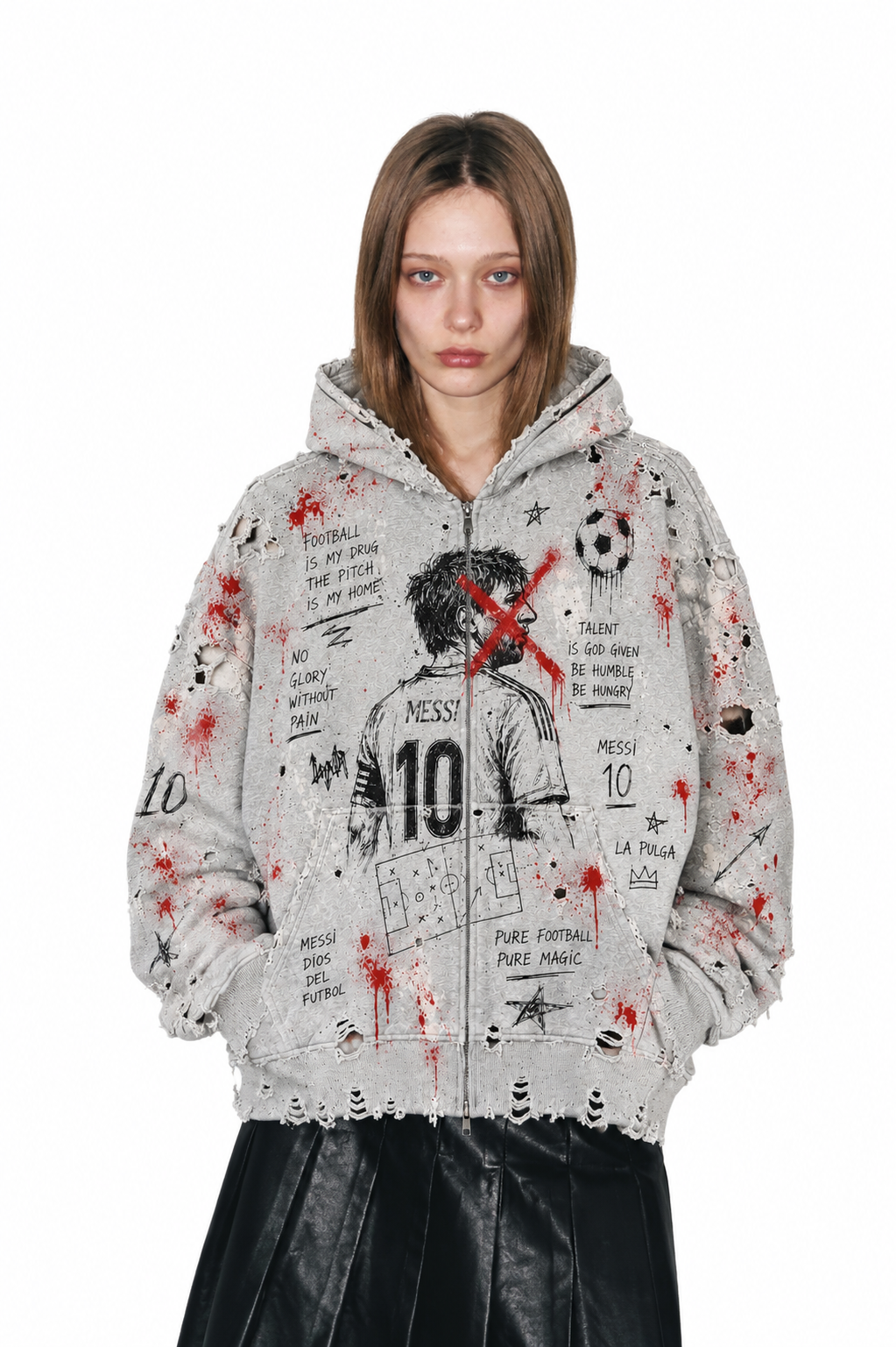 Disegny hoodie Messi