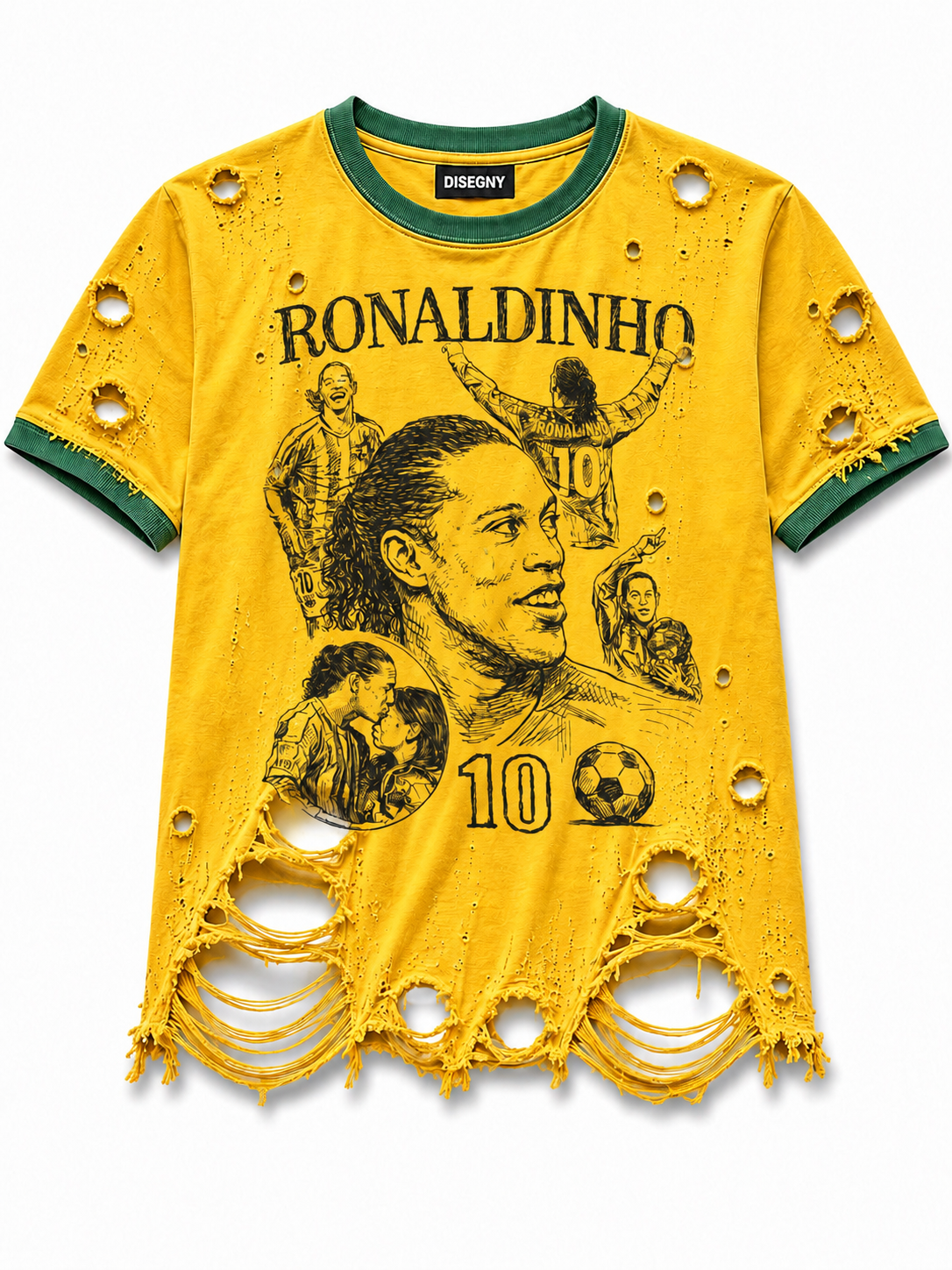 Disegny t-shirt long Ronaldinho
