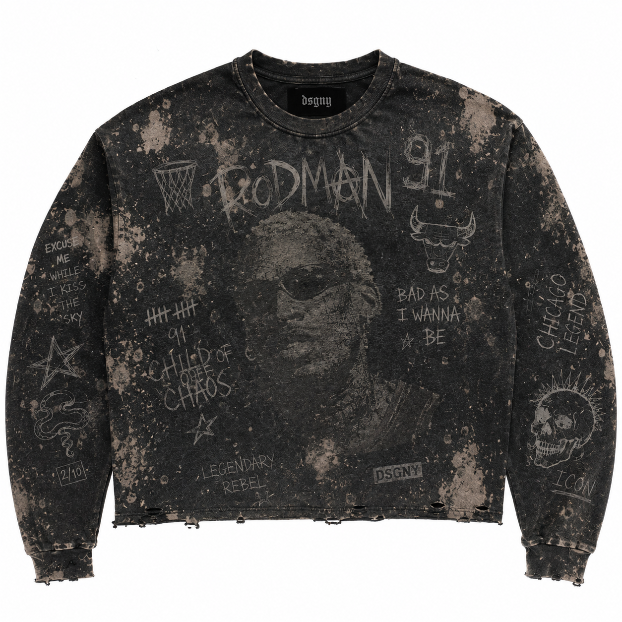 Disegny t-shirt long Rodman