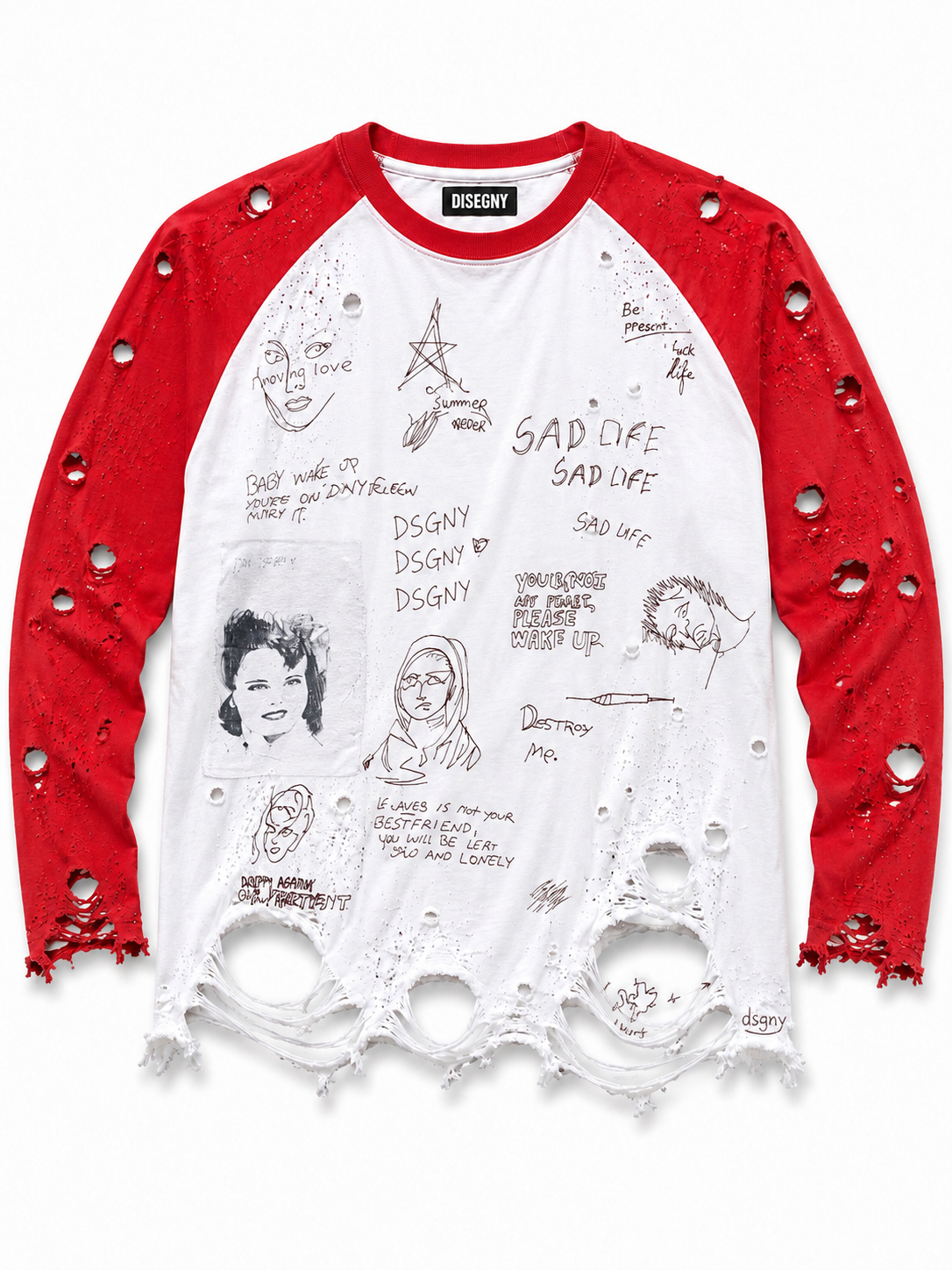 Disegny t-shirt long Dsgny