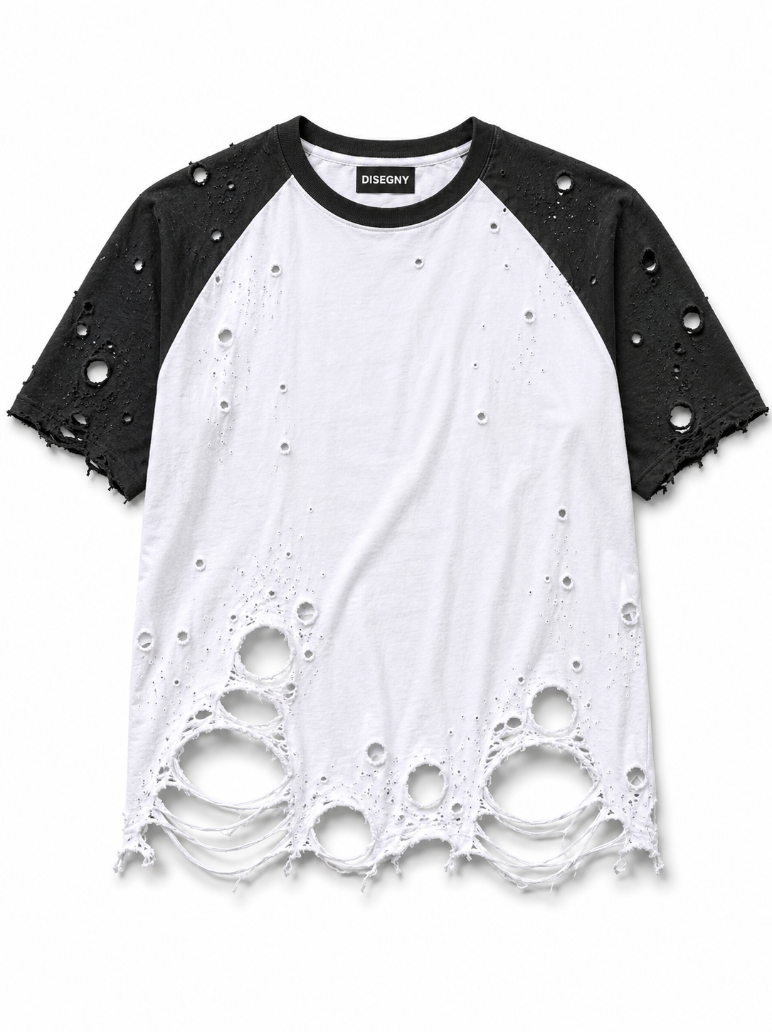 Disegny t-shirt basic black/white