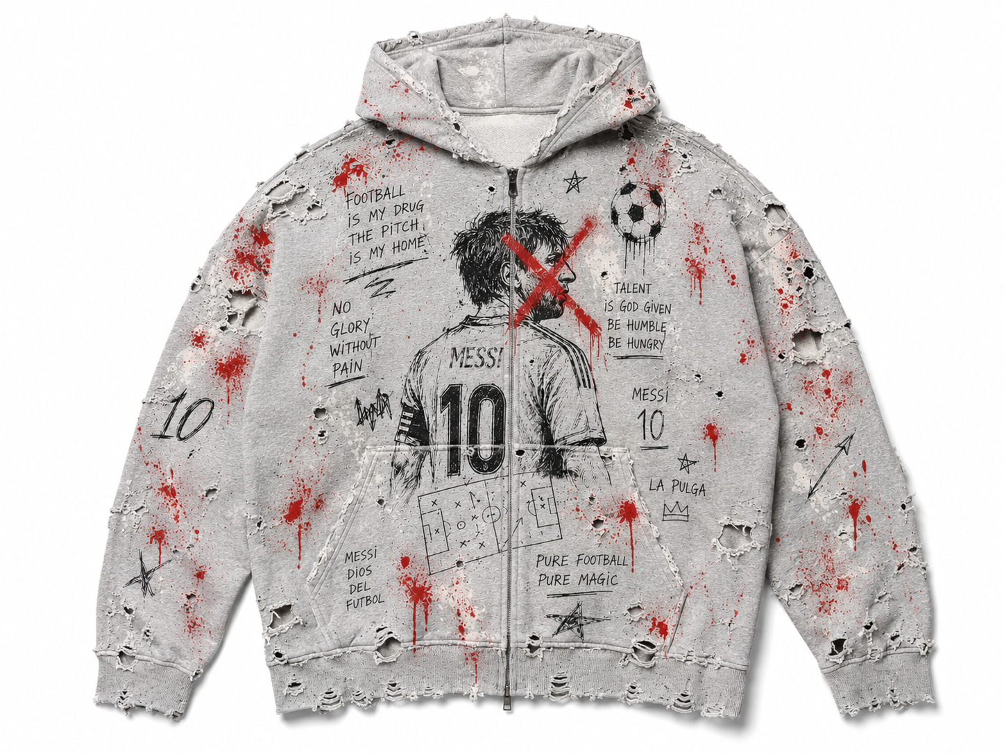 Disegny hoodie Messi
